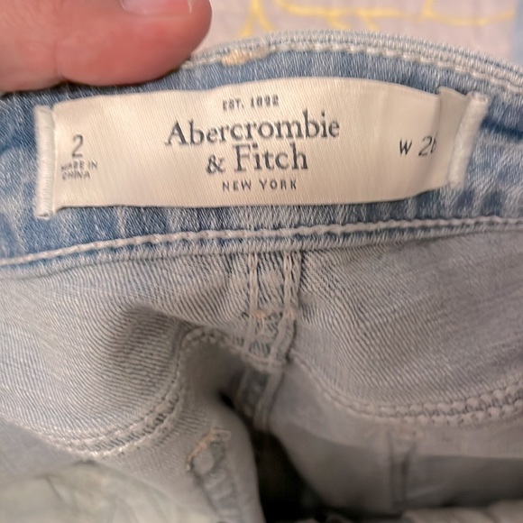 Abercrombie & Fitch skinny distressed crystal jeans 2 - Picture 4 of 4